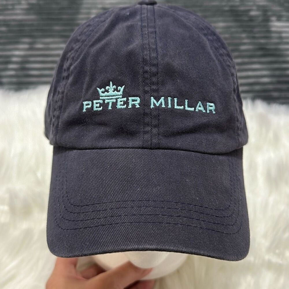 Peter Millar Adjustable Strap Golf Baseball Hat Cap 100% Cotton